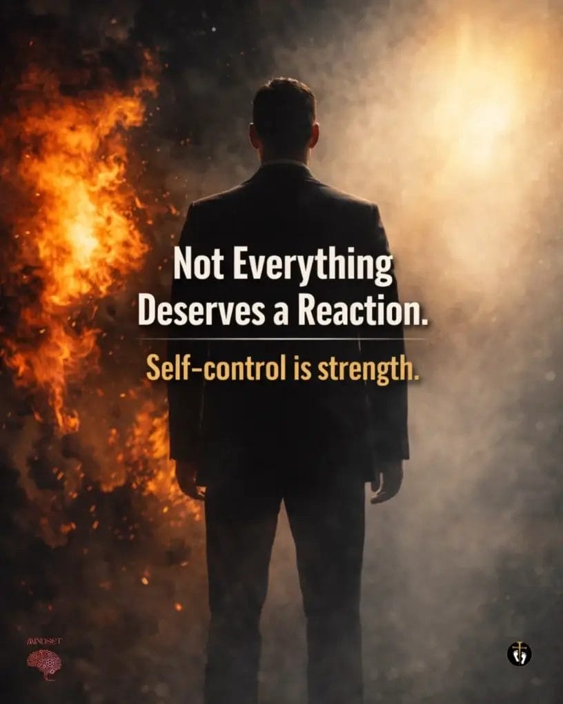 Mindset #55 — Not Everything Deserves a Reaction. (Proverbs 16:32) 1