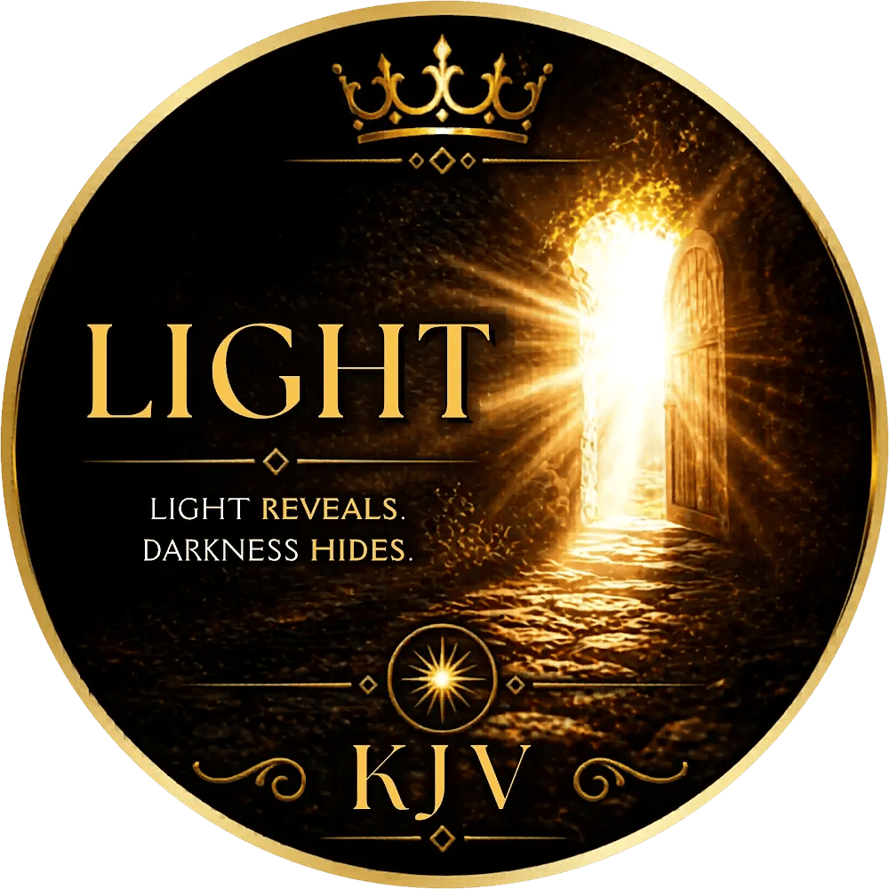 Light shining through a doorway representing Bible verses about light KJV and darkness being exposed