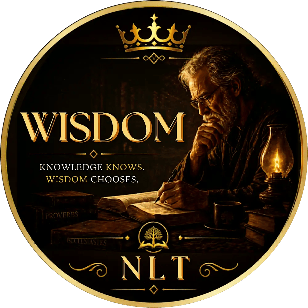 Man reading and thinking representing Bible verses about wisdom NLT and choosing the right path
